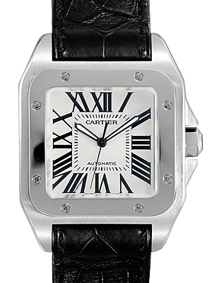 CARTIER カルティエ サントス コピー 100 ＬＭ W20073X8 シルバー